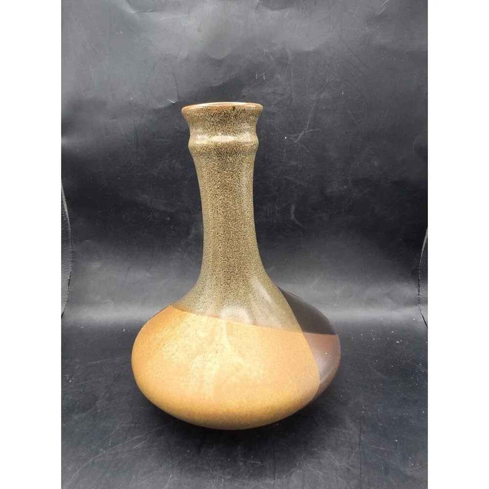 Robert Maxwell Pottery Craft USA MCM Midcentury Modern Decanter Vase No Cork